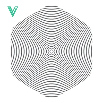 Aset desain premium: Concentric Hexagonal Pattern Optical Illusion