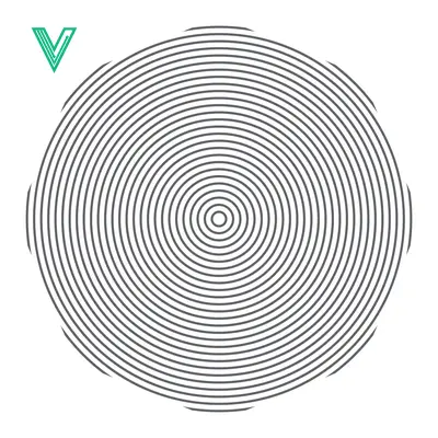 Concentric Circles Abstract Geometric Pattern Optical Illusion
