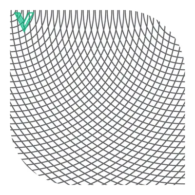 Abstract Geometric Pattern with Intersecting Curved Lines