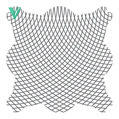 Abstract Geometric Pattern with Intersecting Lines