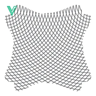 Aset desain premium: Abstract Geometric Net Pattern Background