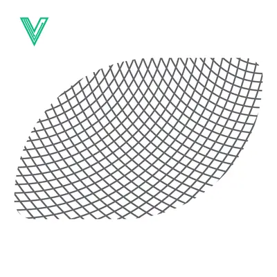 Abstract Diamond Pattern Mesh Grid