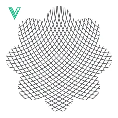 Abstract Geometric Pattern with Intersecting Lines