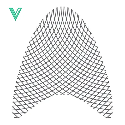 Abstract Geometric Pattern with Intersecting Lines