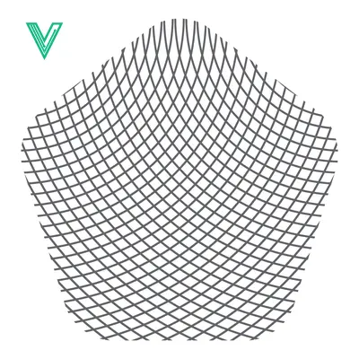 Aset premium populer: Abstract Geometric Pentagon Pattern with Intersecting Lines