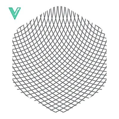 Abstract Geometric Pattern Hexagonal Grid Structure
