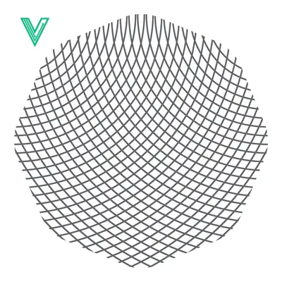 Abstract Geometric Pattern Circle Grid Lines