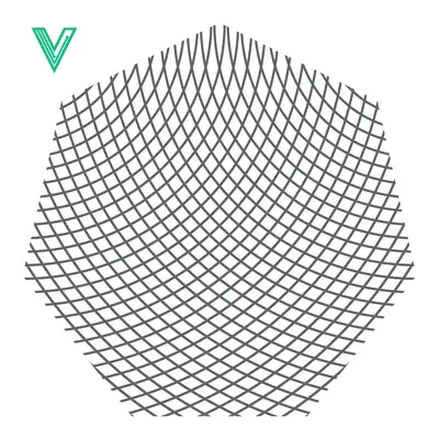 Abstract Geometric Pattern of Intersecting Lines Forming a Hexagonal Shape