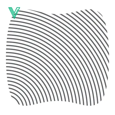 Premium design asset: Concentric Curved Lines Abstract Pattern
