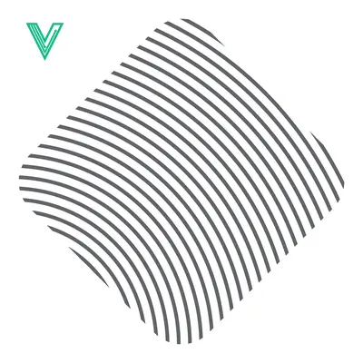Abstract Geometric Pattern with Curved Lines