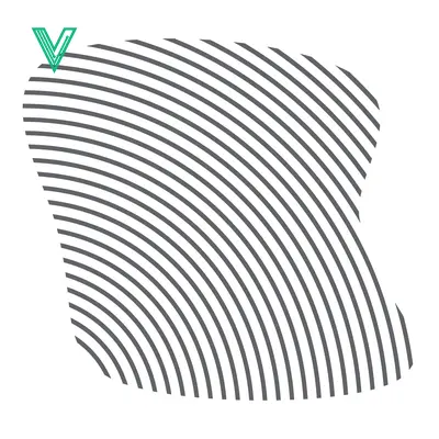 Abstract Concentric Curved Lines Pattern