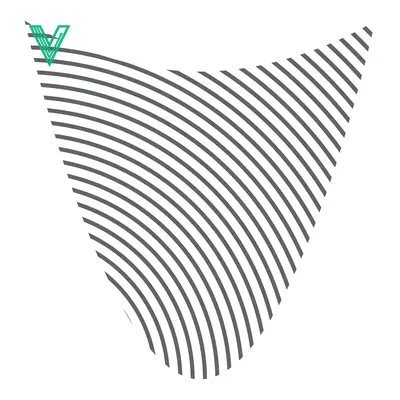 Abstract Curved Lines Pattern Minimalist Graphic Design