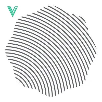 Abstract Geometric Pattern with Concentric Curved Lines
