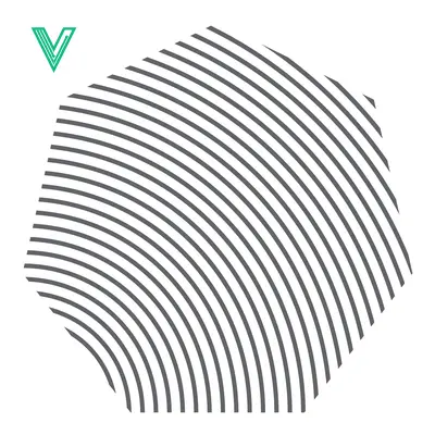 Abstract Geometric Pattern with Concentric Curved Lines