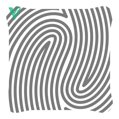 Abstract Fingerprint Pattern Graphic Design