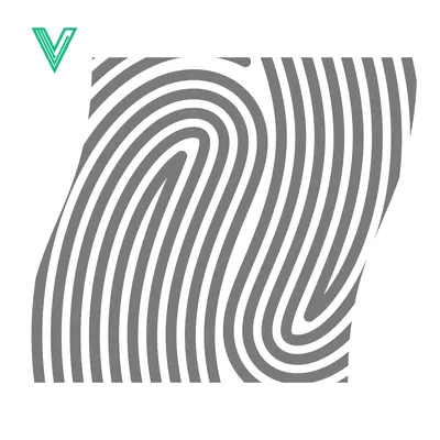 Abstract Fingerprint Pattern Graphic Design