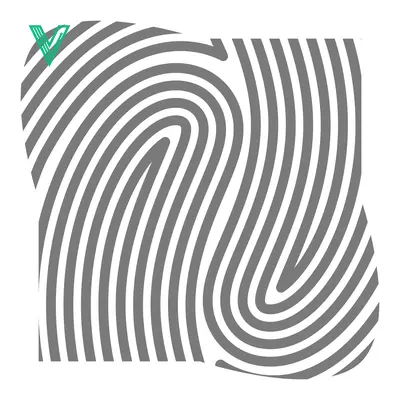 Aset desain premium: Abstract Fingerprint Pattern Graphic Design