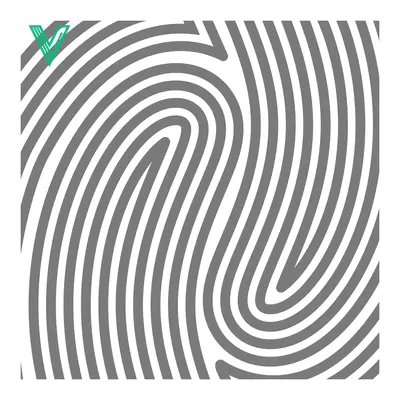 Aset desain premium: Abstract Fingerprint Pattern Background
