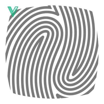 Abstract Fingerprint Pattern Graphic Design