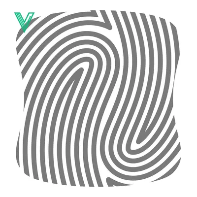 Abstract Fingerprint Pattern Graphic Design