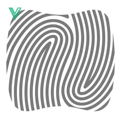 Abstract Fingerprint Pattern Graphic Design
