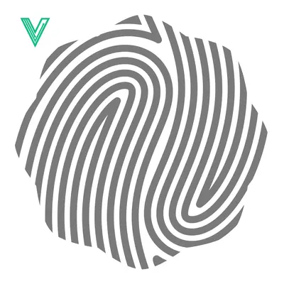Abstract Fingerprint Pattern Graphic Design