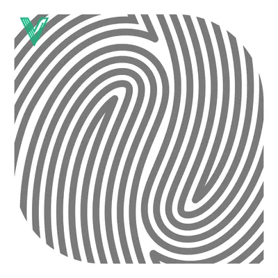 Abstract Fingerprint Pattern Graphic Design