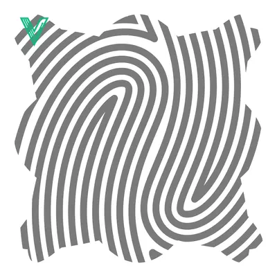 Abstract Fingerprint Pattern Graphic Design