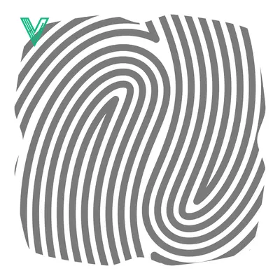 Abstract Fingerprint Pattern Graphic Design