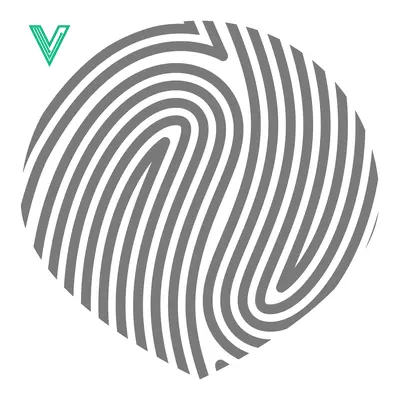 Abstract Fingerprint Pattern Graphic Design