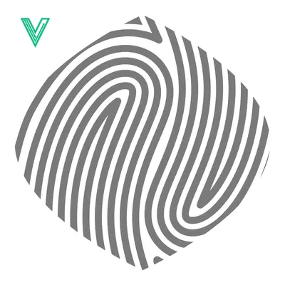 Abstract Fingerprint Pattern Graphic Design