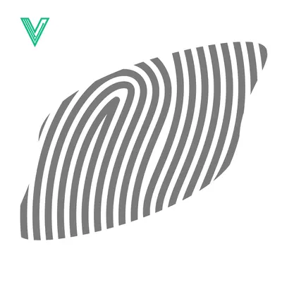 Abstract Fingerprint Pattern Graphic Design