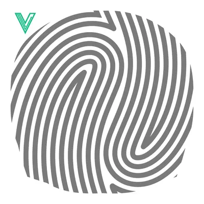 Abstract Fingerprint Pattern Graphic Design