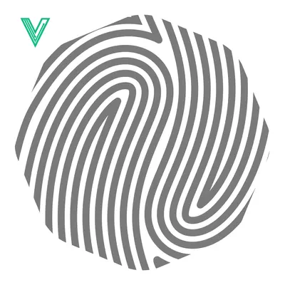Abstract Fingerprint Graphic Design