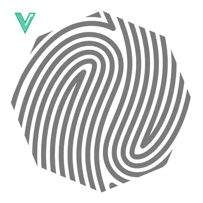 Abstract Fingerprint Pattern Graphic Design