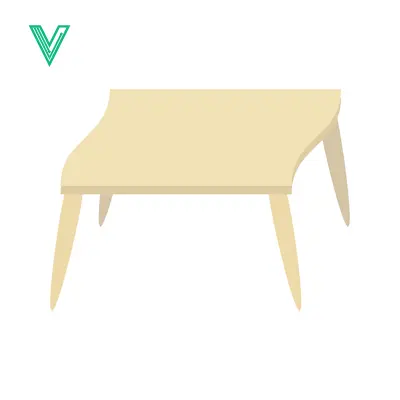 Popular premium asset: Simple Wooden Coffee Table Illustration