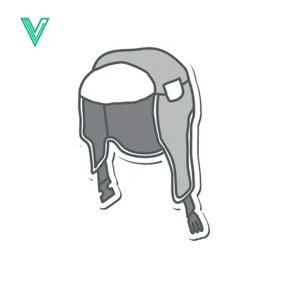 Aset premium populer: Winter Ushanka Hat Illustration