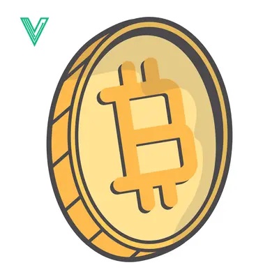 Golden Bitcoin Coin Digital Currency Symbol