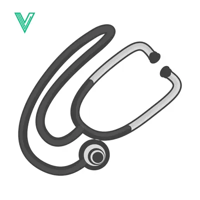 Minimalist Stethoscope Icon for Medical and Healthcare Concepts