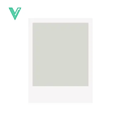 Minimalist Light Gray Square on White Background