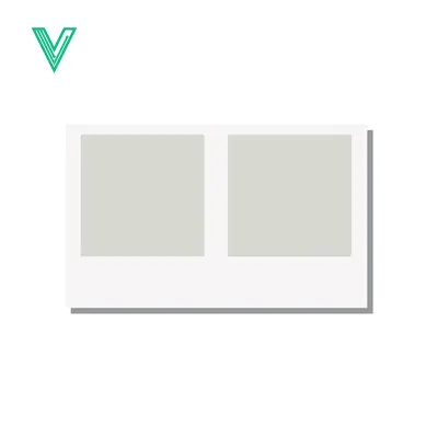 Popular premium asset: Two empty photo frames side by side