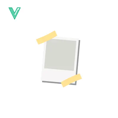 Aset desain premium: Instant Photo Frame with Yellow Tape