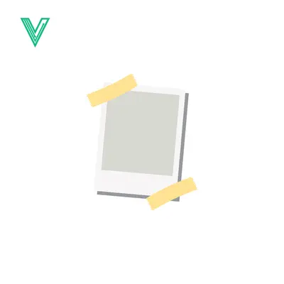 Aset premium populer: Blank Polaroid Photo Frame with Yellow Tape