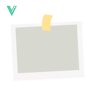 Aset premium populer: Blank Photo Frame with Yellow Tape