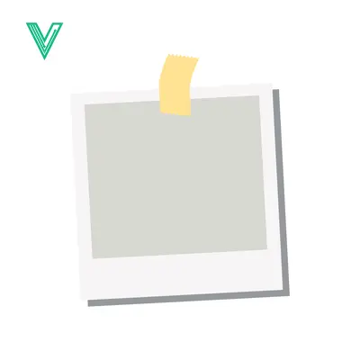 Aset premium populer: Blank Photo Frame with Yellow Tape