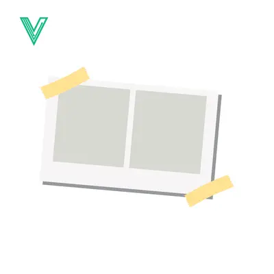 Popular premium asset: Two Blank Photo Frames Taped to a White Surface