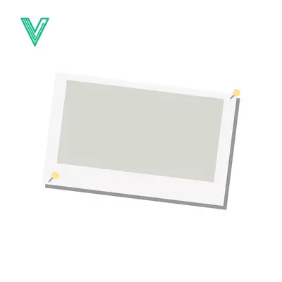 Blank White Card with Pushpins
