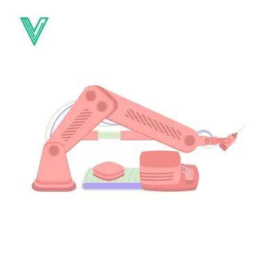 Modern Robotic Arm with Advanced Technology