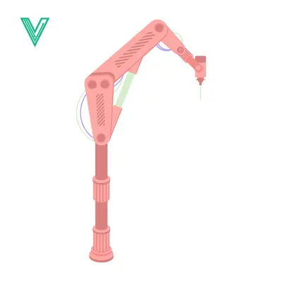 Robotic Arm with Precision Tool for Industrial Automation