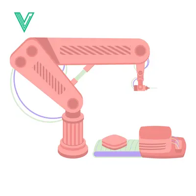 Aset premium populer: Robotic Arm Assembling Product on Production Line